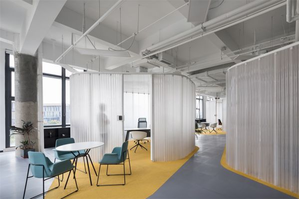 現(xiàn)代風(fēng)格辦公室設(shè)計打造的動態(tài)開放空間